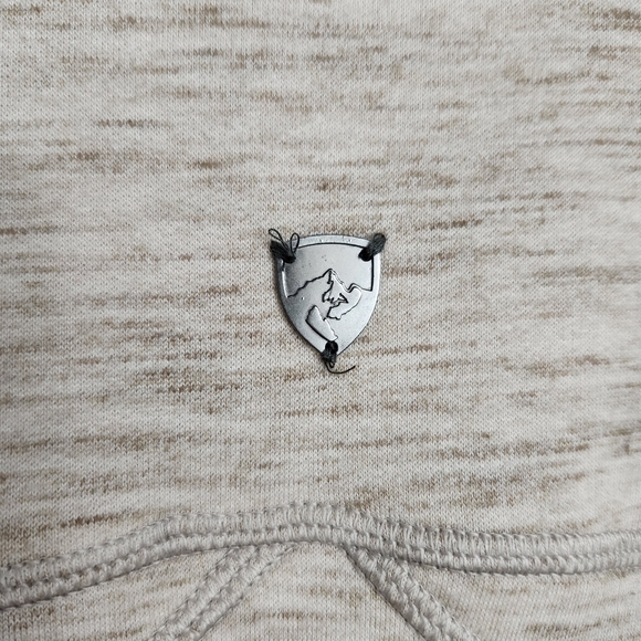 Kuhl women's open front cardigan size xsmall heathered cream - Picture 6 of 10